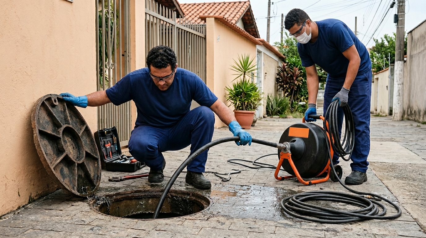 Desentupimento de esgoto perto de mim em Campina Grande-PB